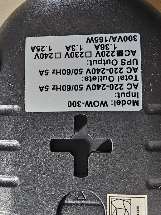 Источник бесперебойного питания Powercom WOW 300 165Вт 300ВА, 165 Вт, фото 3