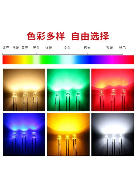 DUTRIEUX круглые светодиодные лампы 3 мм теплый PURE GREEN, зеленый, фото 3