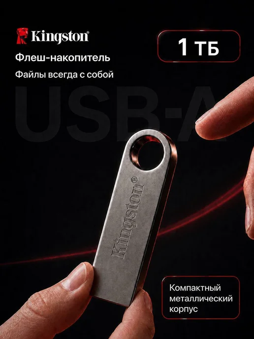 Kingston USB Flash накопитель 1000 гб, 1000 ГБ