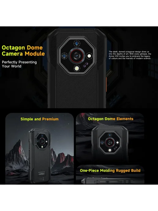 Смартфон Ulefone Armor X32 6/128 ГБ, зеленый, фото 4