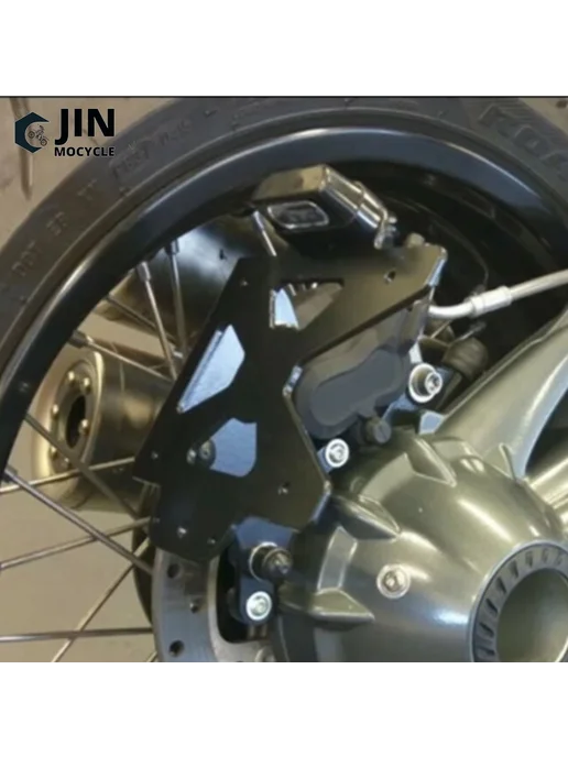 JINMOCYCLE Держатель номерного знака мотоцикла, кронштейн для устранени, черный, фото 5
