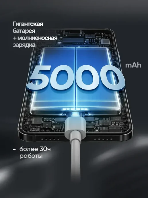 Смартфон Samsung A57 12/256 ГБ, фиолетовый, фото 4