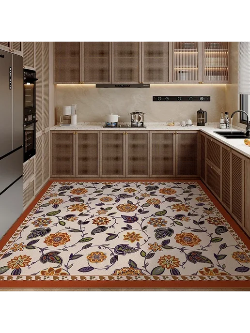 facaishu Богемный кухонный коврик Alfombra Cocina, бежевый, фото 2