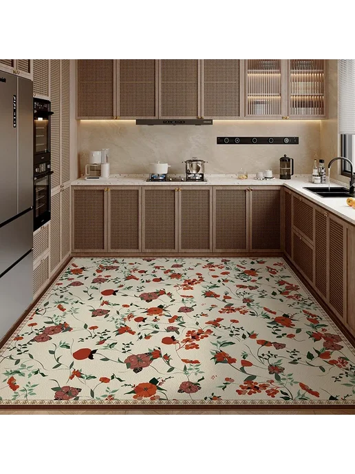 facaishu Богемный кухонный коврик Alfombra Cocina, бежевый, фото 3