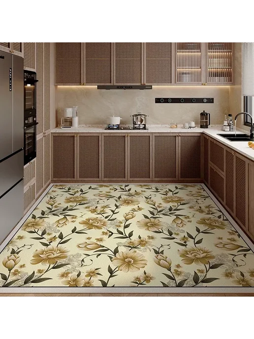 facaishu Богемный кухонный коврик Alfombra Cocina, бежевый, фото 4