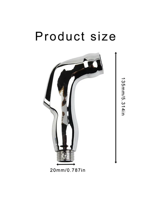 LEENKEA Насадки для душа 2 шт. серебристого цвета, 2 шт, фото 2