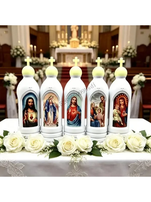 Нет бренда Бутылки для святой воды Контейнер для святой воды Пустой кон, вариант, фото 2