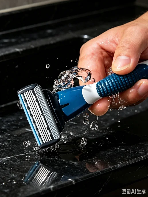 QShave Сменные кассеты для бритвы Men Blue x5, 4 кассеты с 5…, синий, фото 5