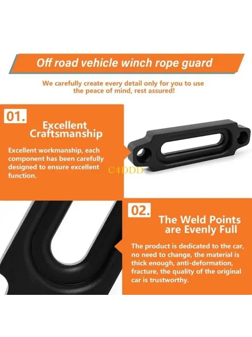 Нет бренда C4DD Автомобильная лебедка Fairlead Простая установка Fairle, вариант, фото 4