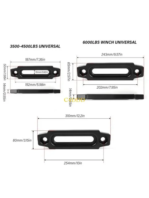 Нет бренда C4DD Автомобильная лебедка Fairlead Простая установка Fairle, вариант, фото 7