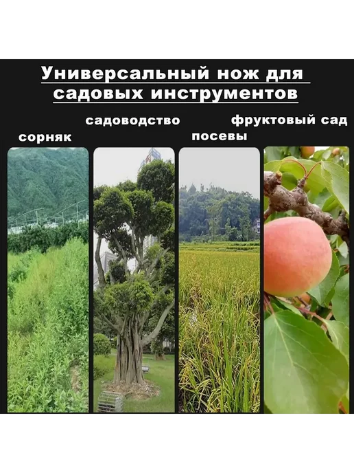 Коса сталь лезвие 18 см 3 мм рукоять 40 см, вариант, фото 6