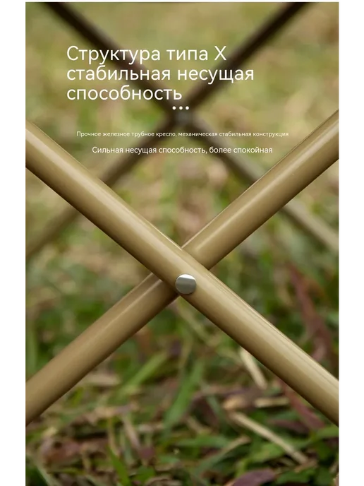 Портативный складной походный стул, зеленый, фото 5