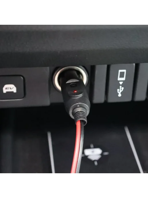 Нет бренда Автомобильный адаптер-разъем для прикуривателя 12-24В с LED-, вариант, фото 3