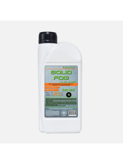 EcoFog EF-Dense Жидкость для дым машин, плотный долгий дым, 1 л