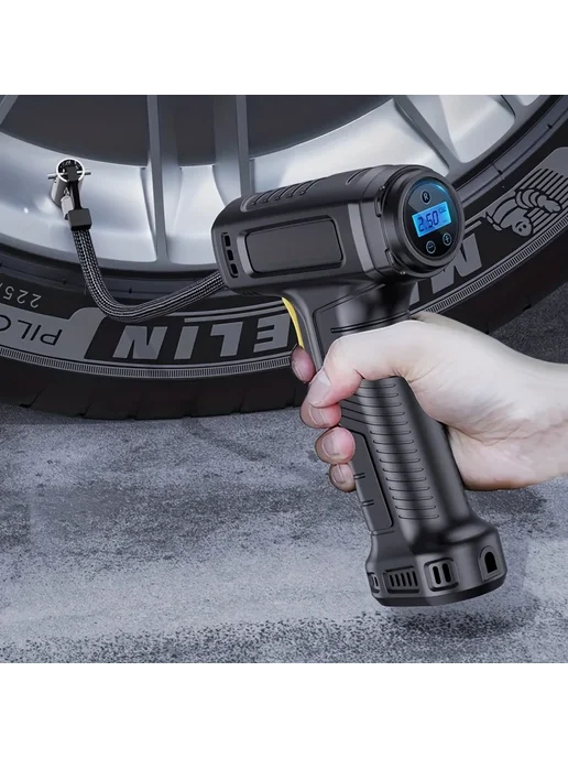 Нет бренда Портативный насос для подкачки шин, 150PSI, в 4 раза быстрее, вариант, фото 2