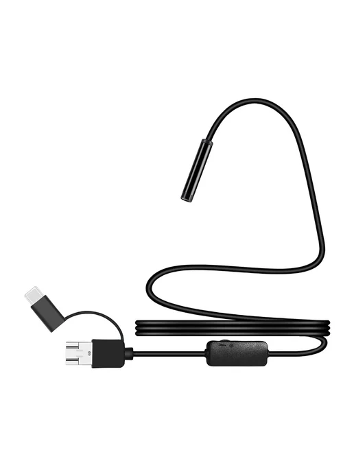 Камера эндоскоп HD 0,3МП 7мм для Android iPhone (1м), 1 м, фото 4