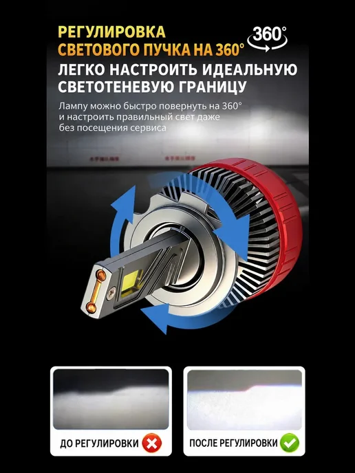 KVAZARLAMP Лед лампы H1 светодиодные led, вариант, фото 6