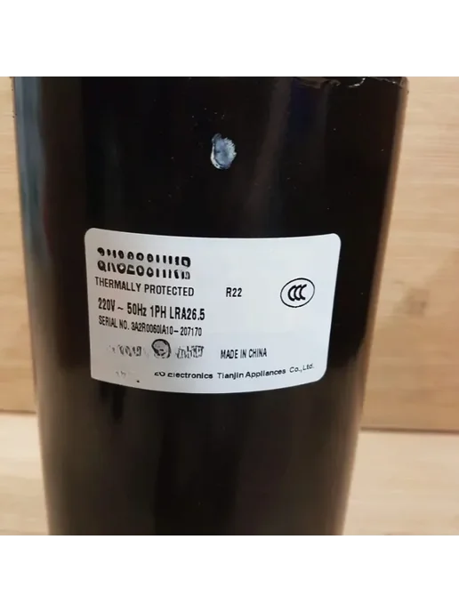 Нет бренда Роторный компрессор QKS208HNB 1,5 л.с, 1,5 л, фото 3