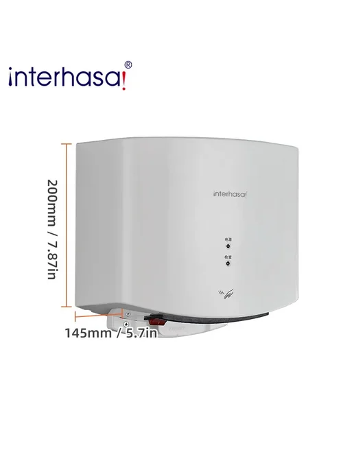 XMSJ Электрическая сушилка для рук Interhasa A3861 White, белый