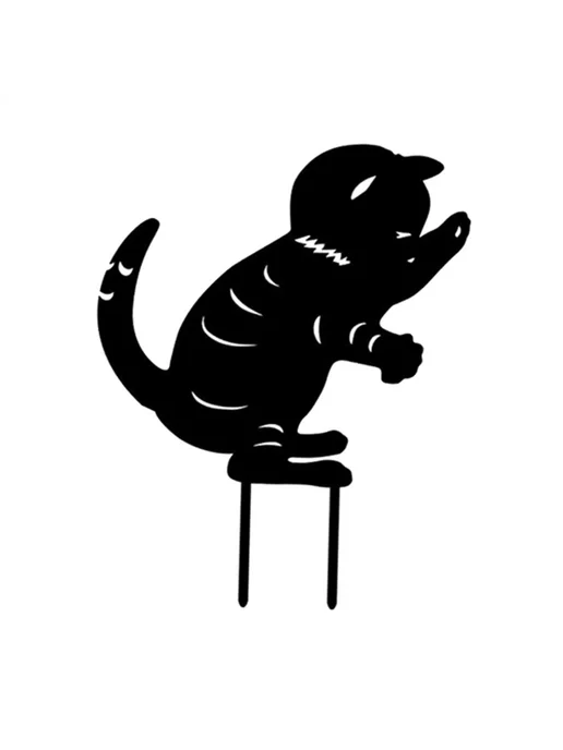 Serenable Садовые статуэтки кошек акриловые, вариант, фото 2