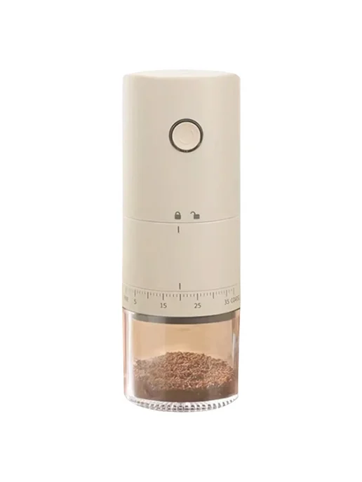 LAIMANEI Электрическая кофемолка USB rechargeable, бежевый