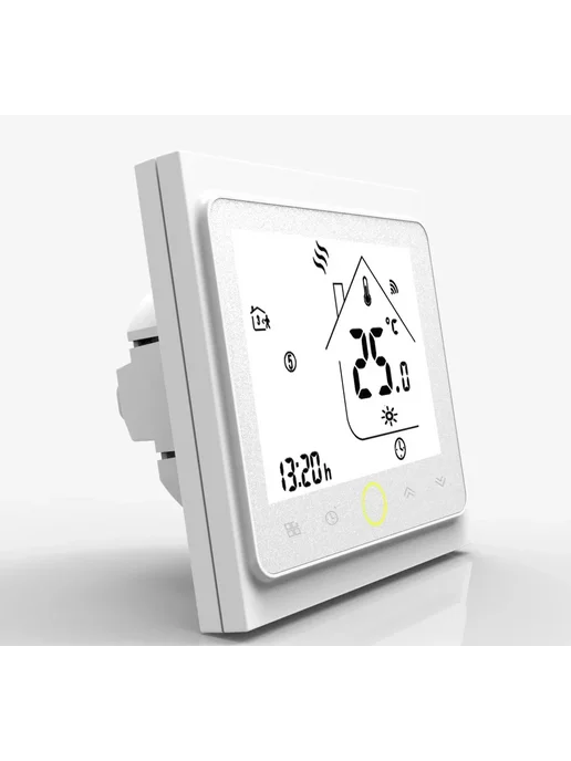 MOES Умный Wi-Fi термостат White, electric heating ZB, белый