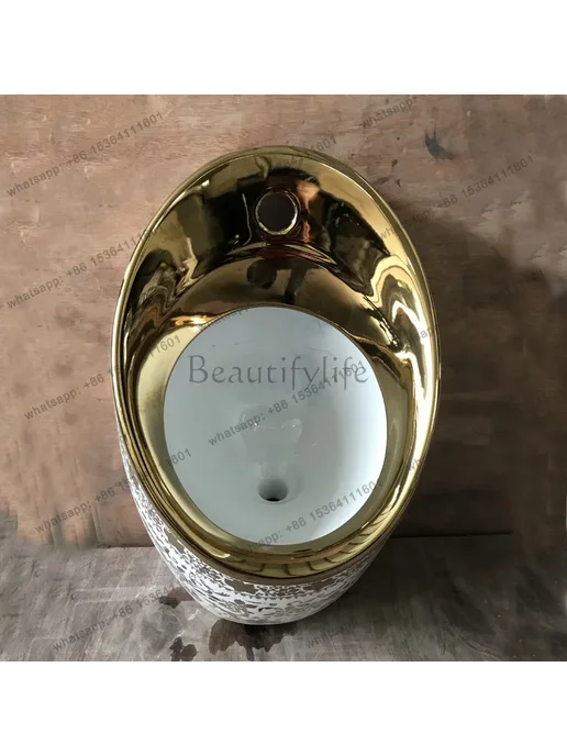 Нет бренда Настенный писсуар Local Tyrant Gold Wall Urinal Hotel, золот, золотой, фото 2