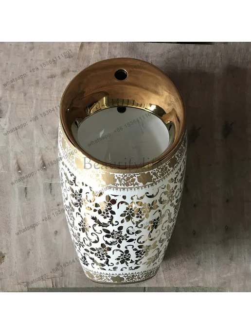Нет бренда Настенный писсуар Local Tyrant Gold Wall Urinal Hotel, золот, золотой, фото 3