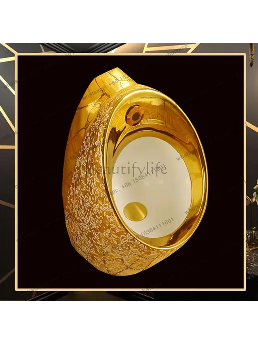 Нет бренда Настенный писсуар Local Tyrant Gold Wall Urinal Hotel, золот, золотой, фото 7