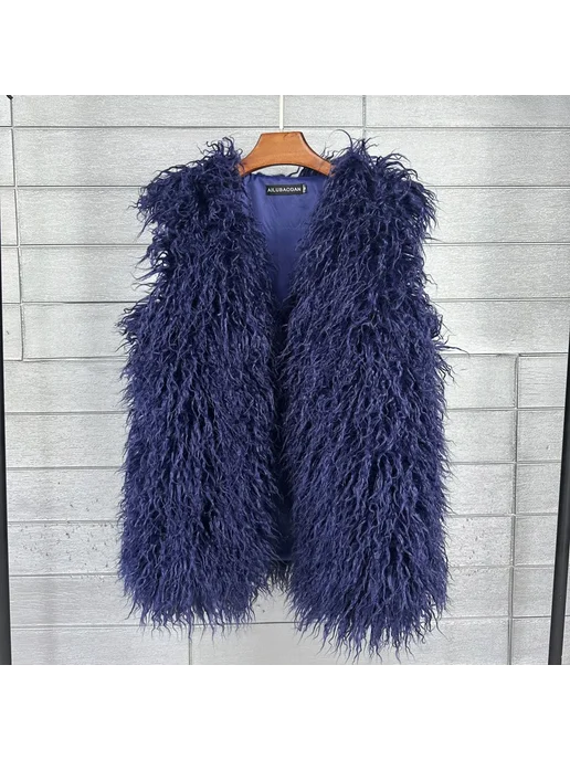 Btsukimi Женские жилеты из искусственного меха New Autumn Winter, фиолетовый