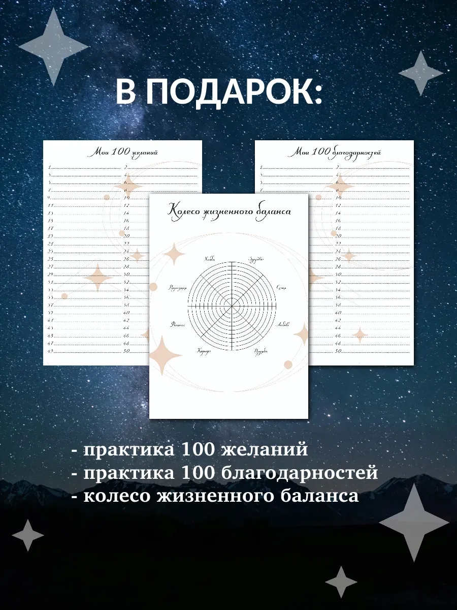 Карта желаний с наклейками, подарочный набор 6 в 1 — миниатюра 5