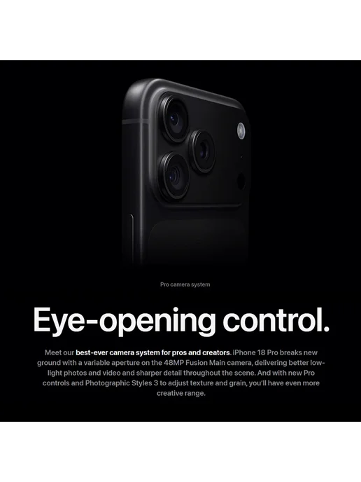 Смартфон Apple iPhone 18 Pro Max 256 ГБ, фиолетовый, фото 3
