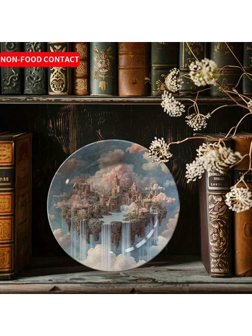 Декоративная Керамическая Тарелка «Город Мечты» С Изображени, вариант, фото 3