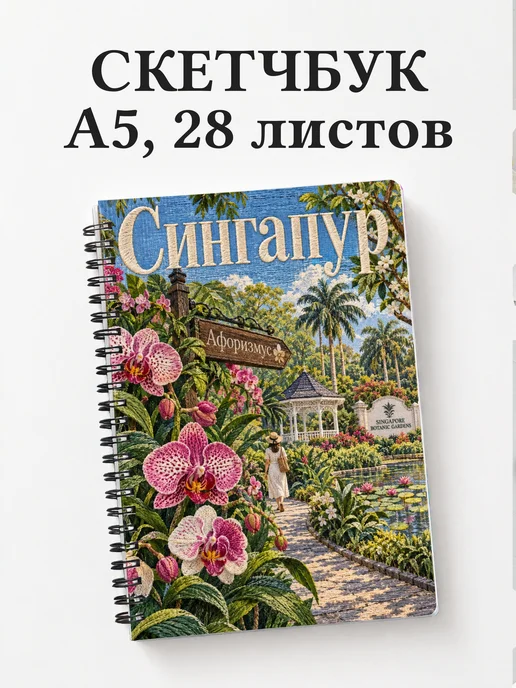 Скетчбук Сингапур