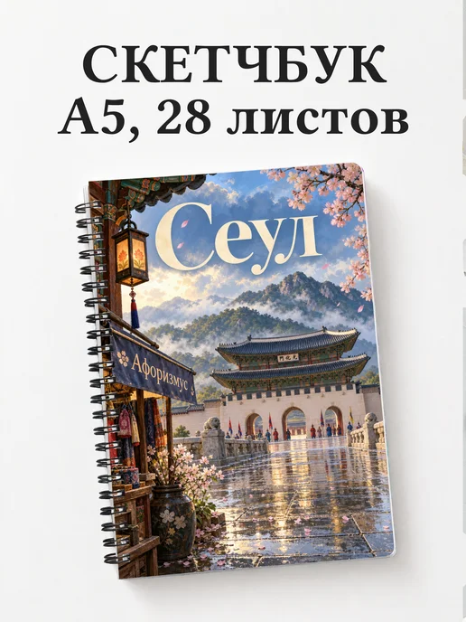 Скетчбук Сеул