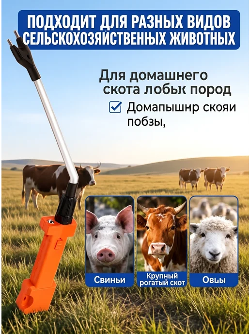 Аккумуляторный погонщик для овец с медными контактами, вариант, фото 8
