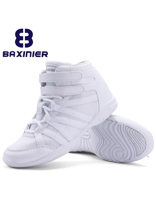 BAXINIER Кроссовки Белые Высокие Для Девочек, Легкие, Молоде, белый, фото 2
