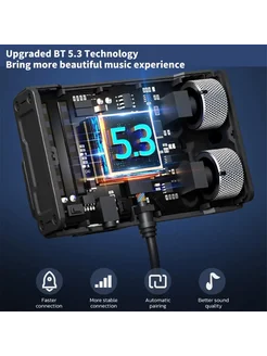 Нет бренда Довольный Bluetooth-совместимый FM-передатчик для автомобиля