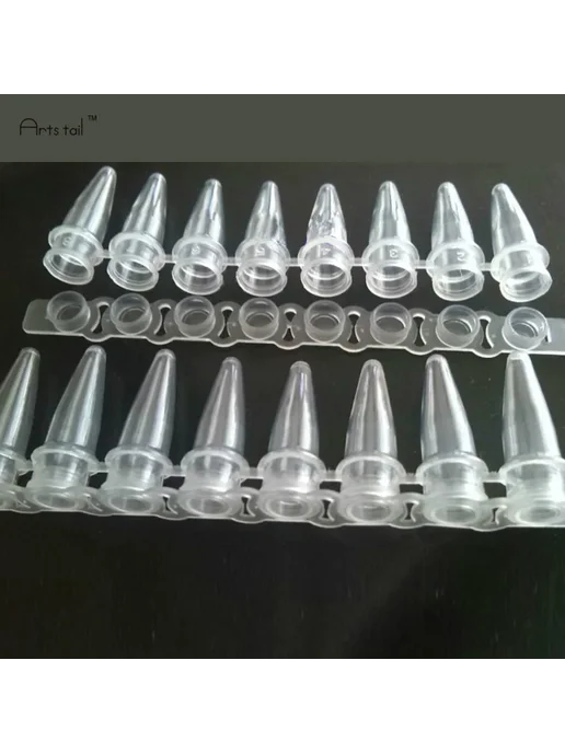 Нет бренда Центрифужные трубки PCR 0,2 мл 200 шт, 0,2 мл, 200 шт, фото 2