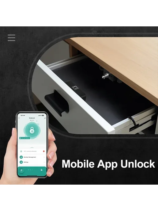 luxuglow Умный замок Bluetooth для шкафа Белый, Gateway, белый, фото 5