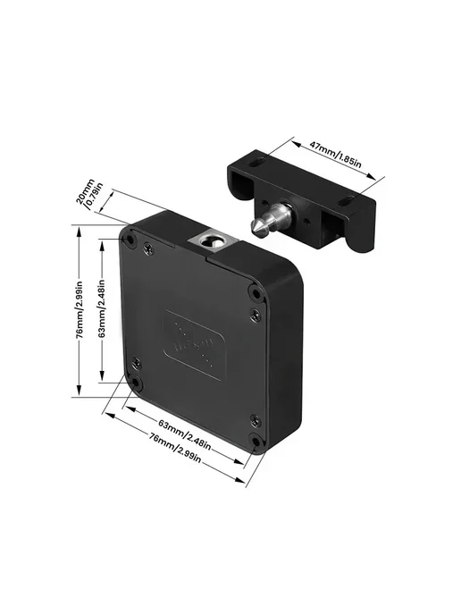 luxuglow Умный замок Bluetooth для шкафа Белый, Gateway, белый, фото 7