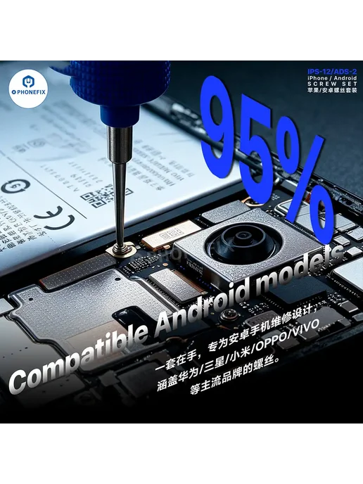DIYPHONE Набор сменных винтов MECHANIC для ремонта телефонов Android, вариант, фото 4