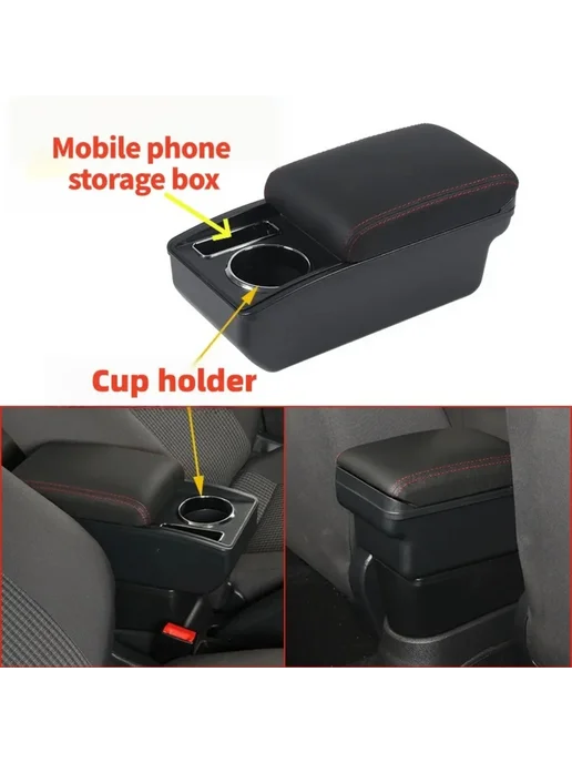 XMSJ Для Skoda Fabia 2 органайзер с USB и LED-подсветкой, 2008-2, вариант, фото 4