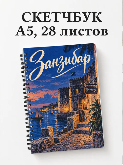 Скетчбук Занзибар — Стоун-Таун
