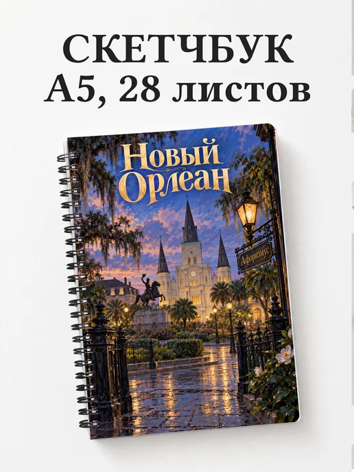 Скетчбук Новый Орлеан