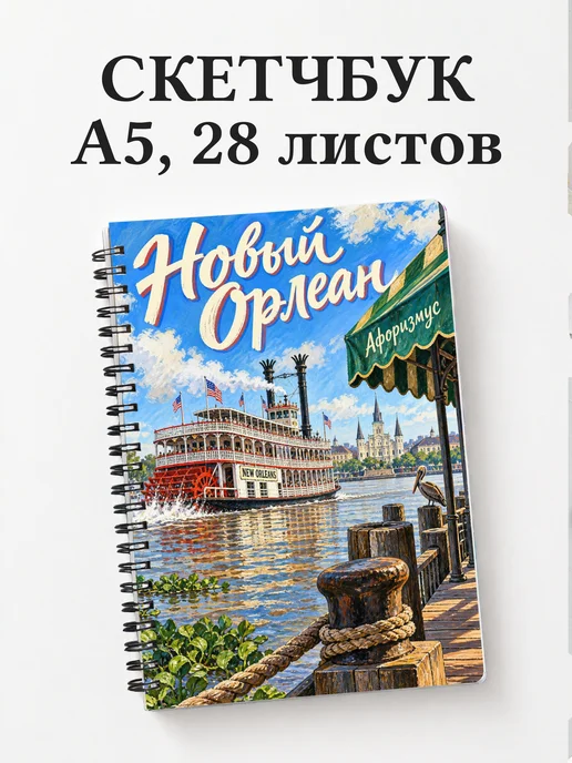 Скетчбук Новый Орлеан