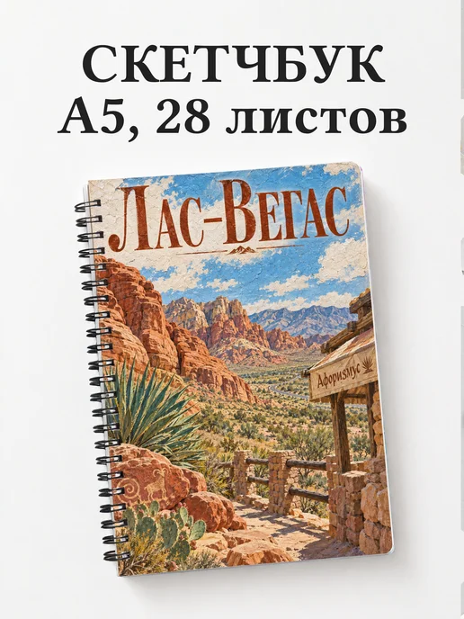 Скетчбук Лас-Вегас