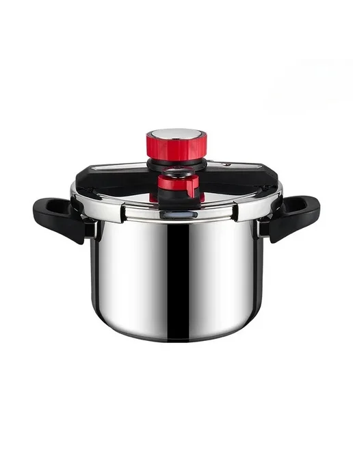 Нет бренда Скороварка Pressure cooker D-type, черный, фото 2