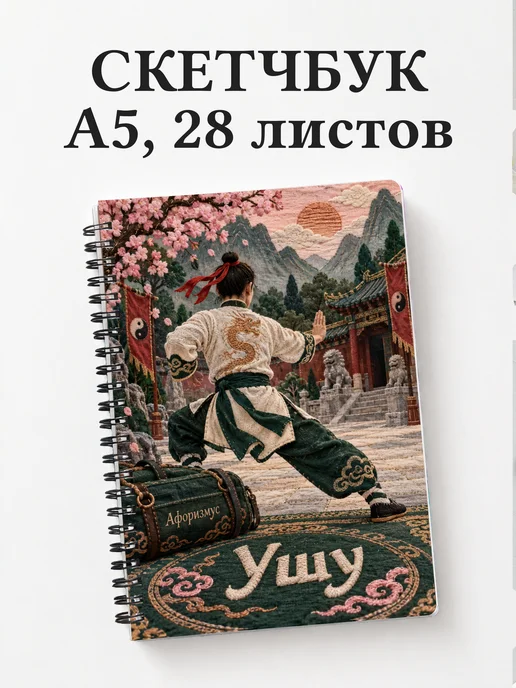 Скетчбук Ушу