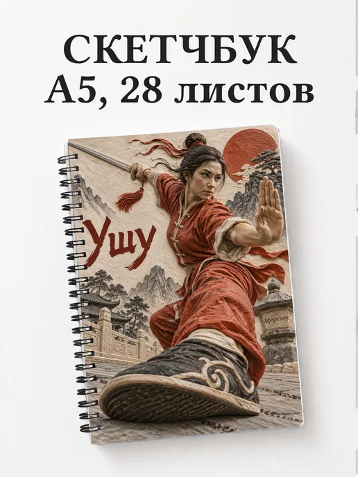 Скетчбук Ушу
